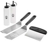 Coleman CTA-8000 BBQ Griddle Tool Kit, Heavy-Duty, Stainless Steel, Silver